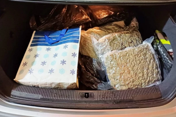 OGROMNA ZAPLENA DROGE U JAGODINI! U automobilu pronađeno skoro 19 kilograma marihuane! (FOTO)