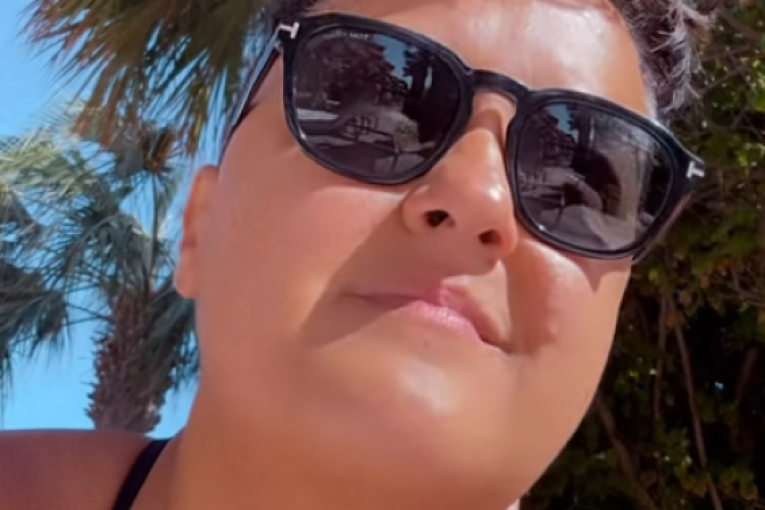 Marija Šerifović na odmoru