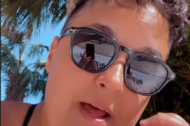 Marija Šerifović na odmoru