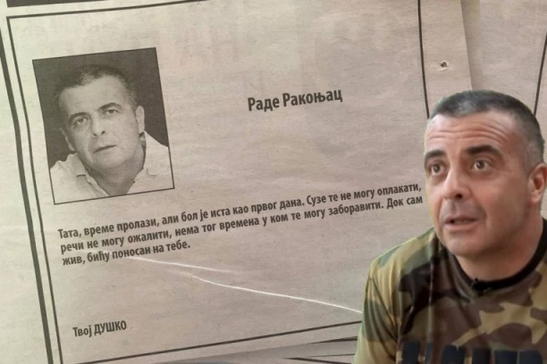 DOK SAM ŽIV, BIĆU PONOSAN NA TEBE! Oglasio se sin Radeta Rakonjca na godišnjicu ubistva! BIO JE JEDAN OD POSLEDNJIH TVRDIH MOMAKA DEVEDESETIH!