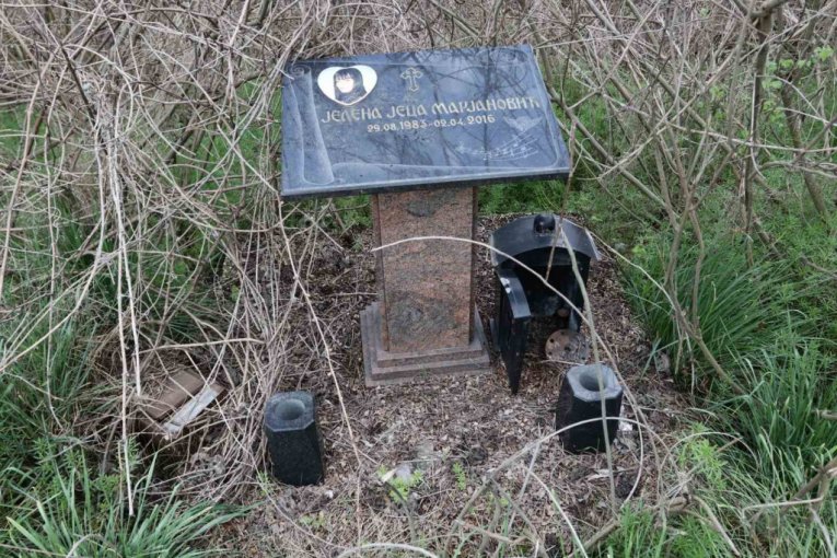 Mesto gde je pronađeno Jelenino telo