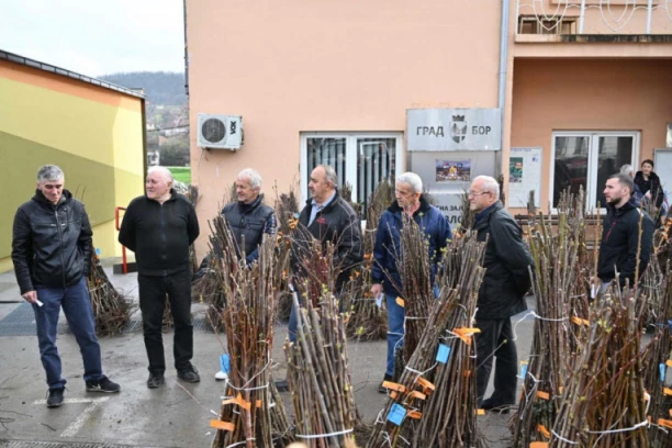 PODSTICAJ RAZVOJU SELA: Poljoprivrednicima u Zlotu uručeno više od 7.500 voćnih sadnica i kalemova vinove loze