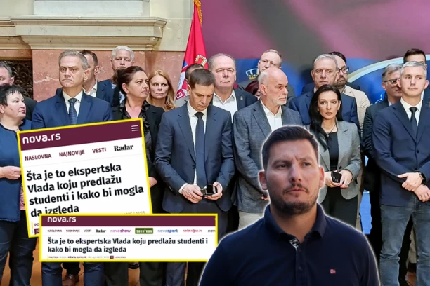 PALE SVE MASKE: Studenti traže "ekspertsku vladu"!