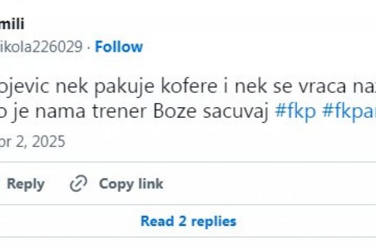 Grobari besni nakon eliminacije Partizana iz Kua Srbije