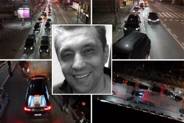 EKSKLUZIVNO! POGLEDAJTE POVORKU AUTOMOBILA KOJA DOVOZI TELO ŽELJKA RUTOVIĆA IZ ITALIJE! Ovakav prizor nikada niste videli! (VIDEO)