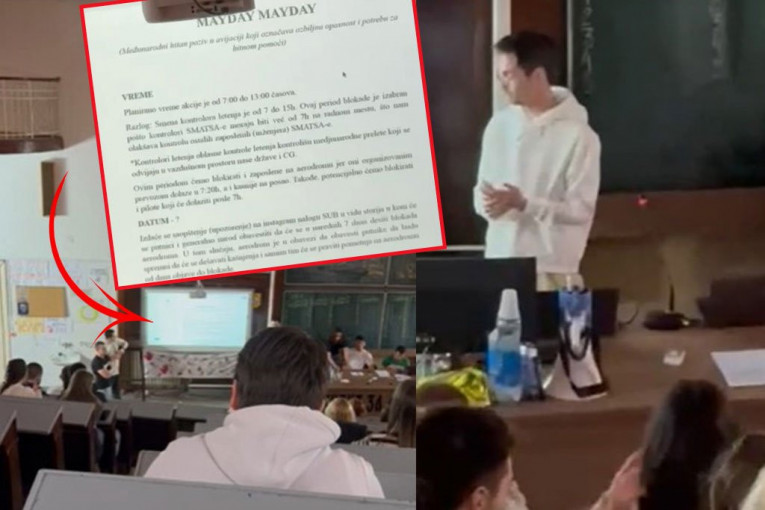 UDARNO! STUDENTI MEDICINSKOG FAKULTETA PLANIRAJU DA UPADNU U KONTROLU LETA AERODROMA!