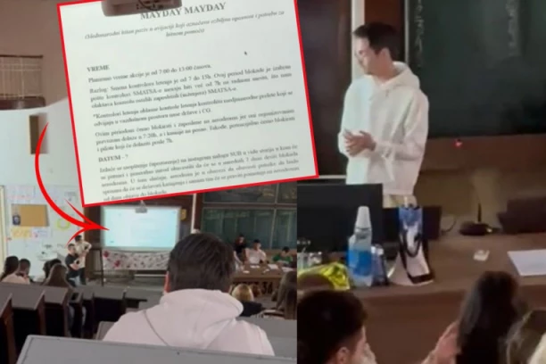 UDARNO! STUDENTI MEDICINSKOG FAKULTETA PLANIRAJU DA UPADNU U KONTROLU LETA AERODROMA!