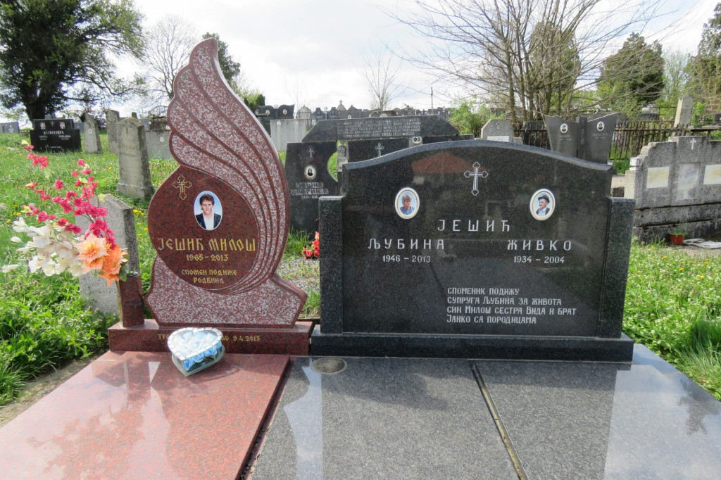 Grob Ljubine Ješić i njenog sina Miloša