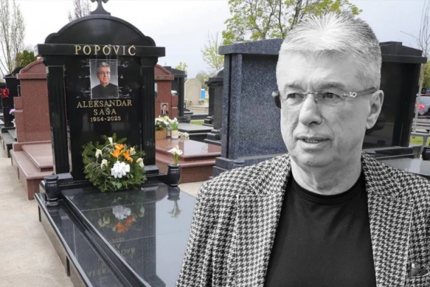 PRIZOR NA GROBU SAŠE POPOVIĆA LEDI KRV U ŽILAMA! Porodica odabrala detalj s MOĆNOM SIMBOLIKOM! (VIDEO)