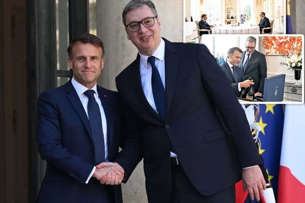 RASPRŠENE ILUZIJE OPOZICIJE, BLOKADERA I STRANACA! Makron snažno stao uz Srbiju!