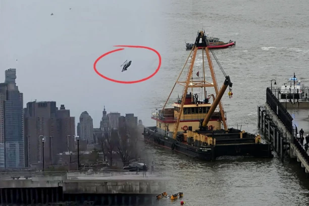 JEZIVII SNIMAK KAKO CELA PORODICA GINE! Ovako su svi iz helikoptera u Njujorku otišli u smrt! (VIDEO)