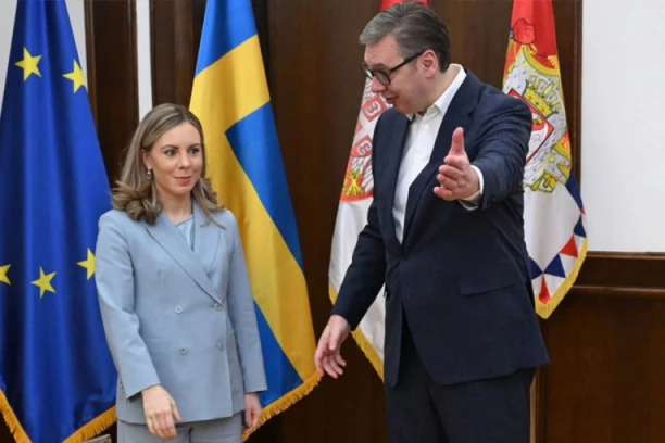 VUČIĆ SE SASTAO SA MINISTARKOM ŠVEDSKE: "Otvoren razgovor o bilateralnim odnosima!" (FOTO)