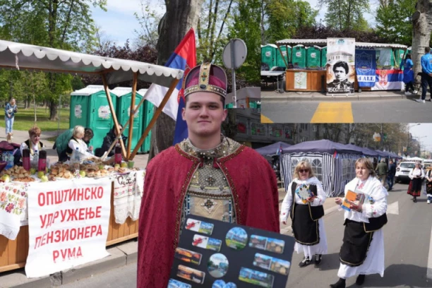 MLADI U NARODNOJ NOŠNJI, RAKIJA, MED I ROŠTILJ! Evo šta sve danas možete videti na štandovima u Beogradu - sve vrvi od ljudi pred VELIKI SABOR! (FOTO)