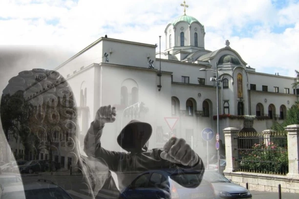 RADNIKU PATRIJARŠIJE POLOMILI GLAVU! Haos na parkingu SPC!