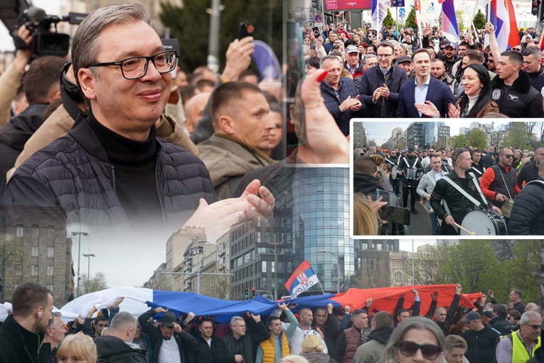 SVENARODNI SKUP U BEOGRADU, IMPOZANTAN BROJ LJUDI SE OKUPIO PRVOG DANA: Naša ljubav prema Srbiji je nesalomiva! (FOTO/VIDEO)