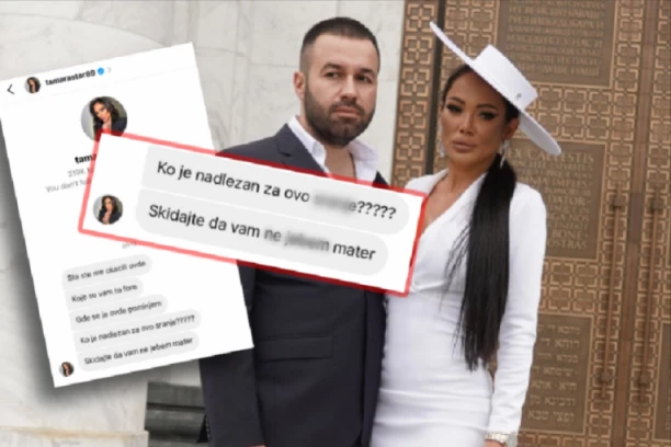 "J**AĆU VAM MATER, AKO TO NE SKINETE"! Tamara Đurić BRUTALNO preti urednicima Republike - bahata starleta pobesnela zbog slike sa Džonijem s Vračara!
