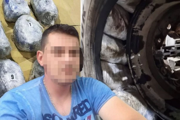 OVO JE UHAPŠENI DILER IZ NOVOG PAZARA! Policija zaustavila kamion kod Raške, u rezervnom točku pronađeno preko 20 kilograma droge! (FOTO)