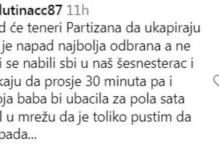 Grobari se ne mire sa porazom