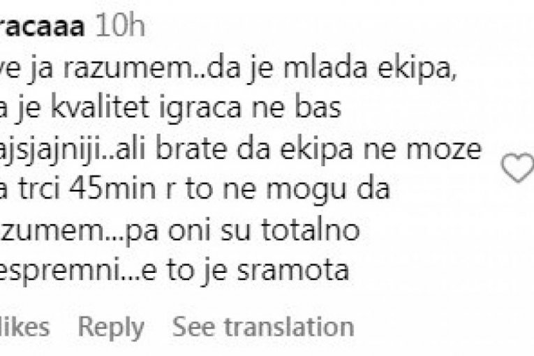 Grobari se ne mire sa porazom