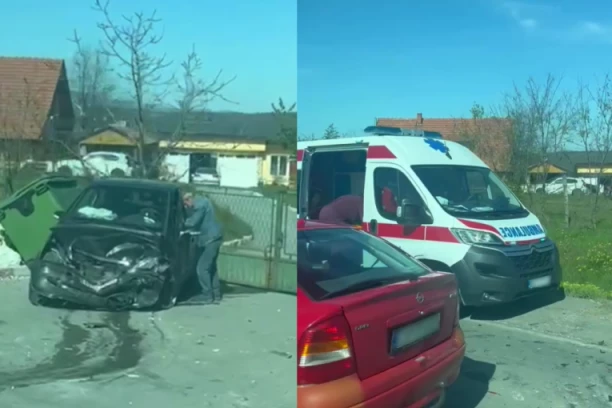 TEŽAK UDES KOD BORA! Hitna pomoć na licu mesta, dva automobila smrskana! (VIDEO)