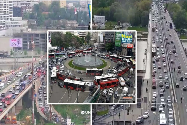 KOLAPS U BEOGRADU! KRITIČNO NA GAZELI I SLAVIJI: Ove delove grada zaobiđite u širokom luku (FOTO)