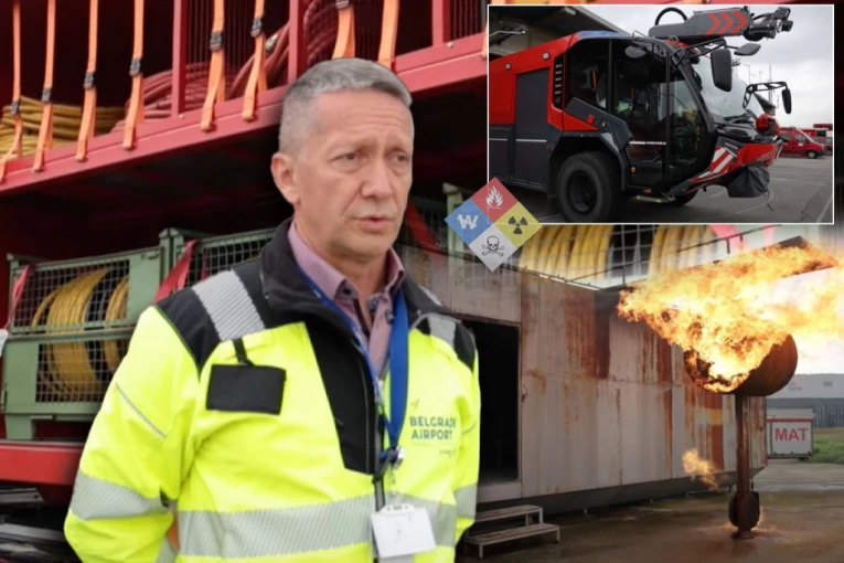 TEHNOLOŠKA SUPERIORNOST VATROGASNE SLUŽBE BEOGRADSKOG AERODROMA! Spasilačko-vatrogasna služba koja postavlja nove standarde - PUN AVION SE EVAKUIŠE ZA 90 SEKUNDI! (VIDEO)