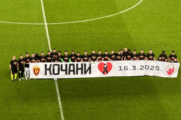 MUK U SKOPLJU! Emotivan trenutak na utakmici između Zvezde i Vardara! (FOTO)