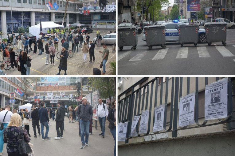 POSTAVILI KONTEJNERE I METALNE OGRADE! Blokaderi nastavljaju s maltretiranjem - jutarnji program se nije emitovao!