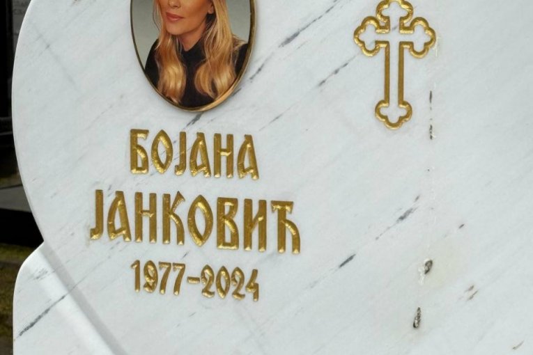 Bojana Janković spomenik Novo groblje Beograd voditeljka Pink