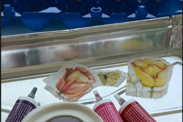 Ana Rajković se spremila za farbanje jaja