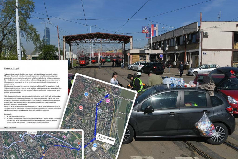 PLANIRAJU BLOKADU DEPOA GSP VEČERAS! Isplivale jezive namere blokadera - žele da izazovu haos i potpuni kolaps! (FOTO)