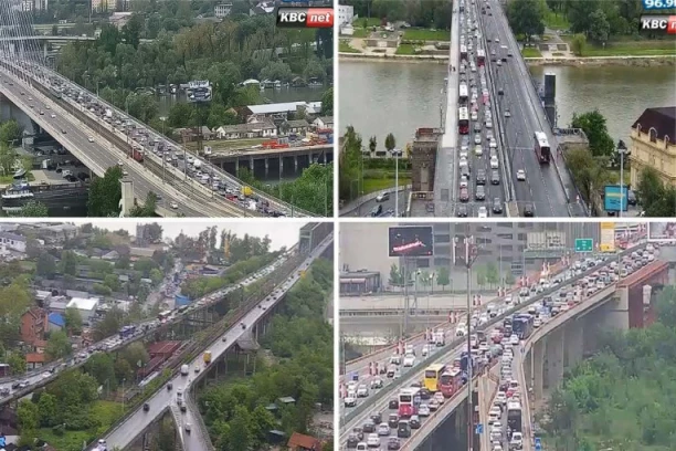 NEVREME I KIŠA NAPRAVILI KOLAPS U BEOGRADU! Evo gde su najveće gužve!