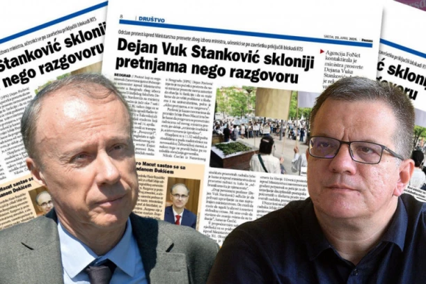 TE NIJE ZA RAZGOVOR, TE BIO NA RAZGOVORU! List Danas udario na Dejana Vuka Stankovića, nekoliko redova kasnije - DEMANTOVALI SAMI SEBE!