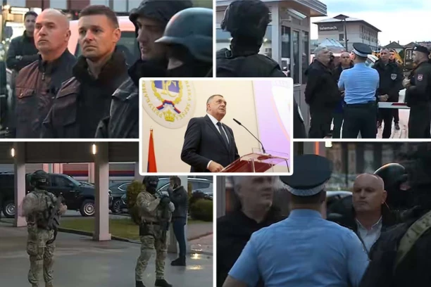 DRAMA U ISTOČNOM SARAJEVU SE NASTAVLJA! Vozilo EUFORA ispred zgrade u kojoj je Dodik! (VIDEO)