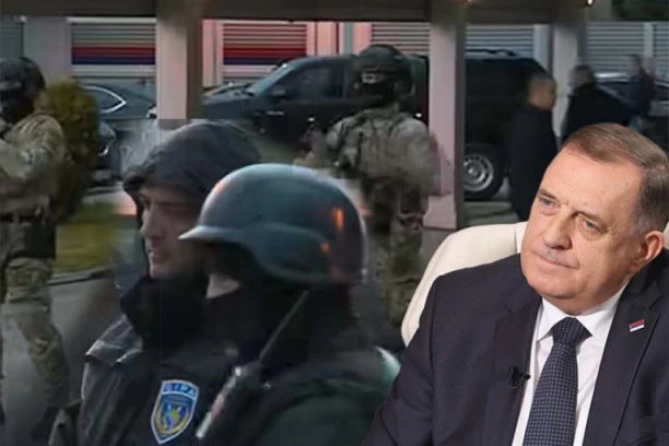 JOŠ NAPETO U ISTOČNOM SARAJEVU, JEDNO VOZILO NAPUSTILO ZGRADU! Jake policijske snage okružile Administrativni cenar, ne daju Dodika! (VIDEO)