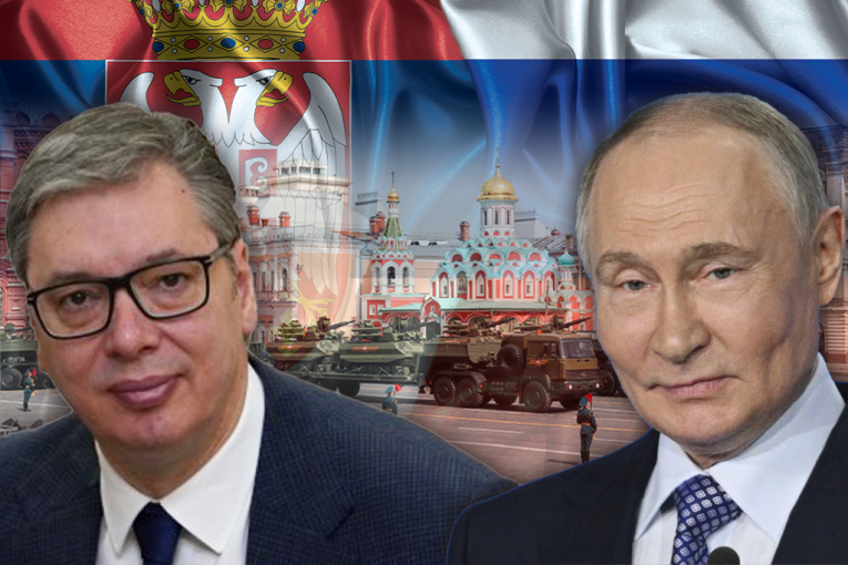 SUSRET VUČIĆA I PUTINA U KREMLJU! Srdačan pozdrav dvojice lidera na svečanoj večeri u Moskvi (VIDEO)