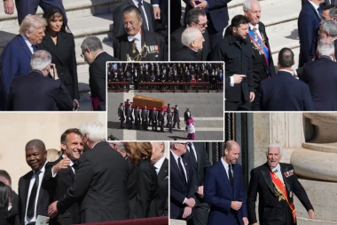 SAHRANJEN PAPA FRANJA: Više od 250.000 vernika na oproštaju, Tramp se pre obreda krišom sastao sa Zelenskim (FOTO+VIDEO)