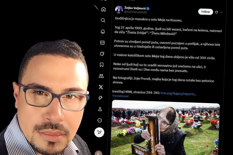 NOVINAR NOVE S PREDSTAVLJA SRBE KAO ZLOČINCE! Skandalozne objave Željka Veljkovića osvanule NA DAN SEĆANJA NA ŽRTVE NDH U JASENOVCU!