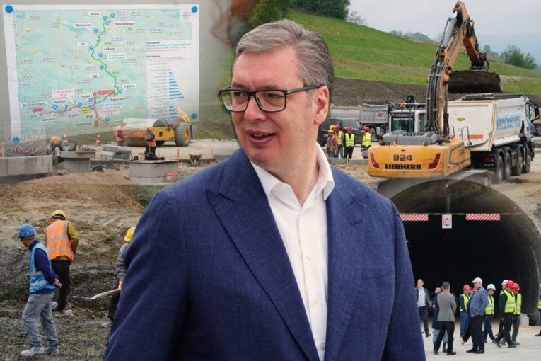 OVO ULAZI U ISTORIJU! NA VIDOVDAN VELIKO VESELJE! Vučić o deonici Preljina-Požega: "Fantastična veza za Moravički i Zlatiborski okrug!" (FOTO)