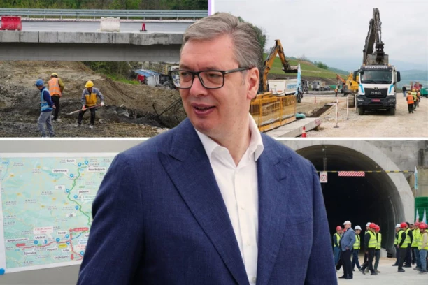 Predsednik Aleksandar Vučić obilazi radove na izgradnji tunela Iriški venac!