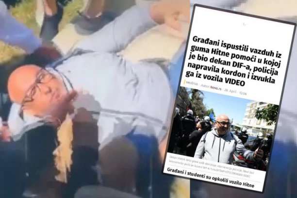 LJUDI MOJI, OVI SE JOŠ I HVALE SRAMOTOM! Opoziciono nastrojeni mediji veličaju građane koji od jutros linčuju dekana Drida u Novom Sadu!