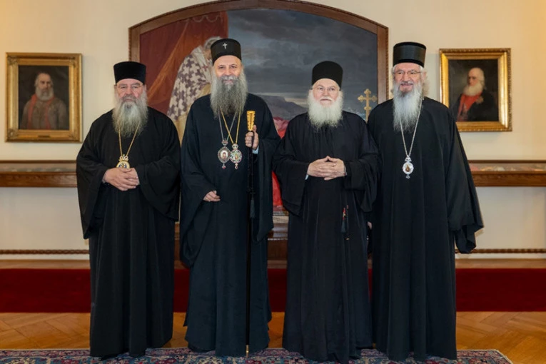 TRAŽE MOŠTI DVA SRPSKA SVECA – VAŽAN SASTANAK U PATRIJARŠIJI: Patrijarh Porfirije primio mitropolita sa Kipra i igumana sa Svete gore