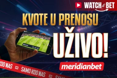 2U1 REVOLUCIJA JE POČELA! KLADI SE DOK GLEDAŠ MEČ UŽIVO – SAMO U MERIDIANU!