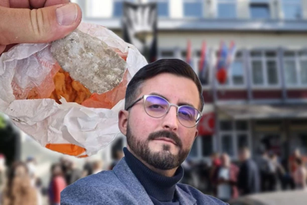 PECIVO FILOVANO KAMENICAMA! DA LI SU OVIM BLOKADERI DOTAKLI DNO?! Obrknežev: "Pribegli nasilju jer nisu hteli da razgovaraju!" (FOTO)