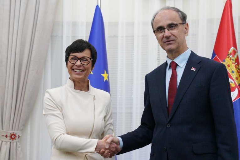 Marta Kos i Đuro Macut