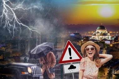 POPALJENI METEOALARMI NA TERITORIJI CELE SRBIJE! STIŽU PLJUSKOVI SA GRMLJAVINOM! Ovde nepogode naglo prekidaju toplotni talas