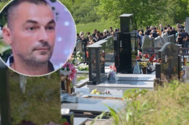 SINE, VODI ME SA SOBOM! Jecaj majke Vladimira Izljamovića odzvanja grobljem u Ljubeselu! Ćerke neutešne - ne odvajaju se od majke!