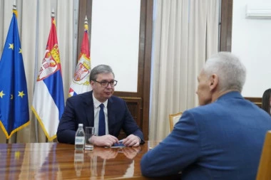 SASTANAK NA ANDRIĆEVOM VENCU: Predsednik Vučić sa Bocan-Harčenkom