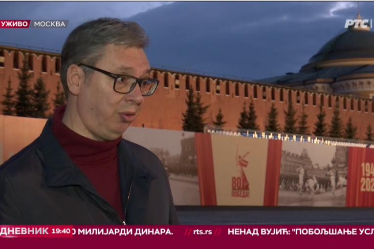 "PONOSAN SAM ŠTO ĆU PREDSTAVLJATI SRBIJU" - Predsednik Vučić na paradi povodom pobede nad fašizmom: "SRPSKI NAROD IMA PRAVO DA SE DIČI TOM BORBOM"