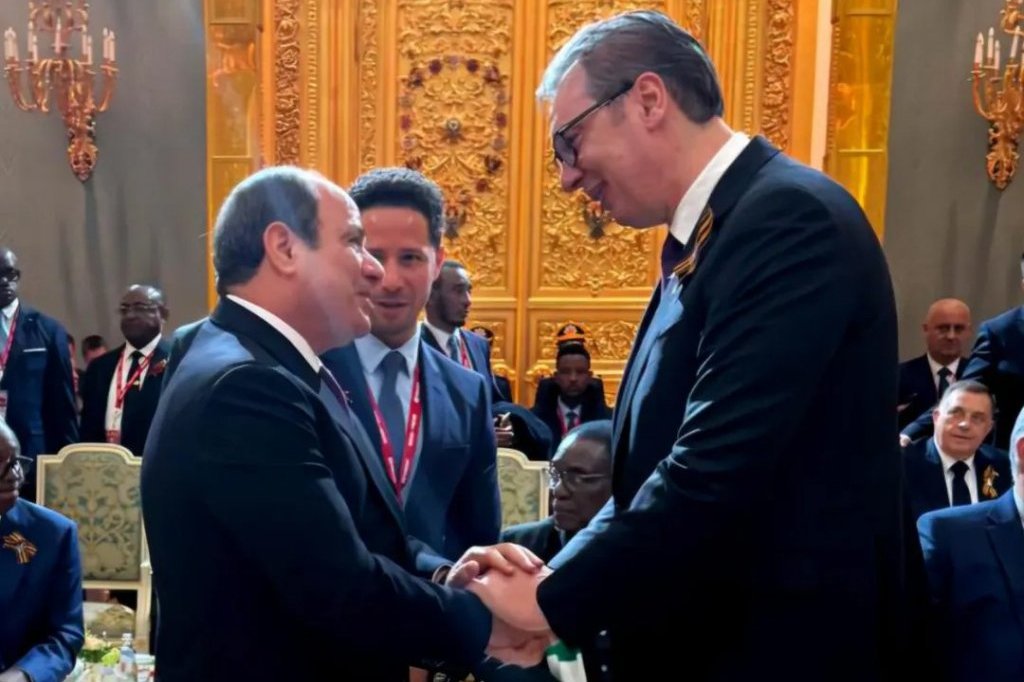 VUČIĆ SE SUSREO SA AL SISIJEM U KREMLJU! Zahvalan sam na prijateljstvu koje negujemo sa Egiptom